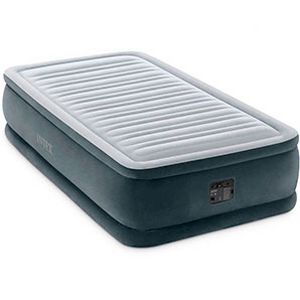 Надувная кровать Intex Comfort-Plush Elevated Airbed (Twin), 99х191х46 см, со встроенным насосом 220V