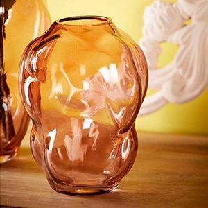 Декоративная ваза АРЬЯ РОЗА малая, стекло, 20 см