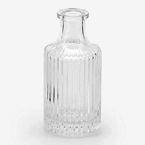 Декоративная бутыль-ваза ПТИ КАРАФ, стекло, 14х7 см