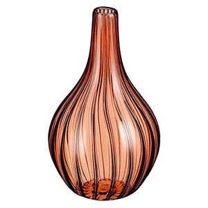 Декоративная ваза АМАНТЕ, стекло, оранжевая, 14 см