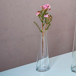 Декоративная ваза ИКСИЯ, стекло, 21 см