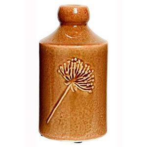 Декоративная ваза МЕДОУ, керамика, карамельная, 21 см