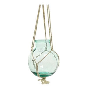 Декоративная подвесная ваза ИАНТА, стекло, 21 см