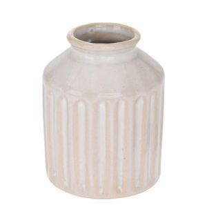 Декоративная ваза ЛОРИН, керамика, белый, 10 см