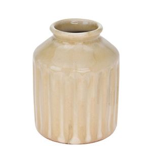 Декоративная ваза ЛОРИН, керамика, кремовый, 10 см