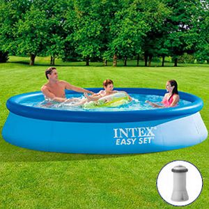 Надувной бассейн INTEX Easy Set Pool, 366 х 76 см + фильтр-насос, INTEX