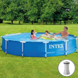 ��������� ������� Intex Metal Frame Pool, 366�76 �� + ������-�����, INTEX