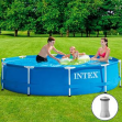 ��������� ������� Intex Metal Frame Pool, 305�76�� + ������-�����, INTEX