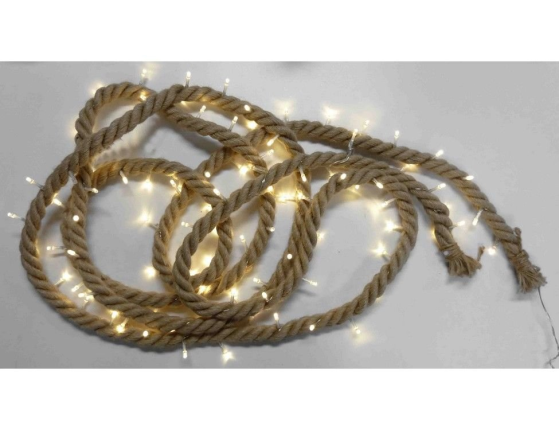 Светящаяся верёвочка ФИСЭЛЬ, 100 белых LED-огней, 5 м, Peha Magic