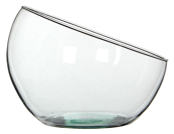 Стеклянная чаша ОБАЯНИЕ АССИМЕТРИИ, 18х19.5 см