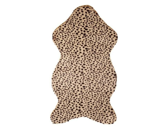 Декоративный коврик МЕХОВУШКА экзотика леопардовый, 50x90 см