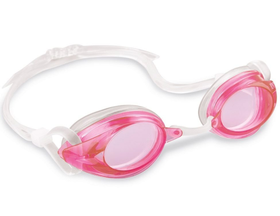 Очки для плавания Sport Relay Goggles розовые, от 8 лет