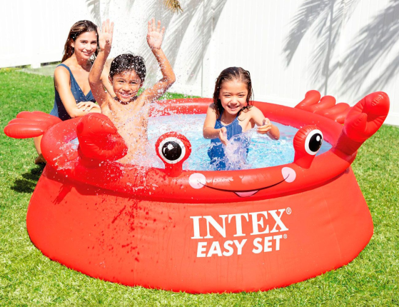 Надувной бассейн INTEX Веселый краб (Easy Set pool), 183х51 см, от 3 лет