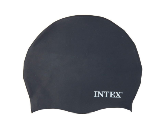 Резиновая шапочка для плавания Intex черная