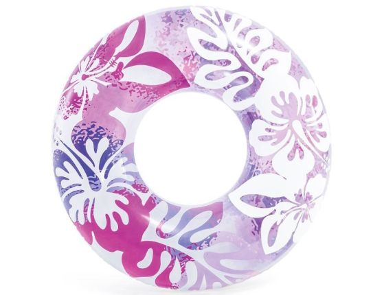 Надувной круг Чистый Цвет фиолетовый, 91 см, от 9 лет