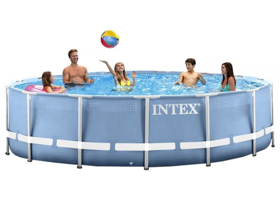   Intex Prism Frame Pool, 457  107  + - + 