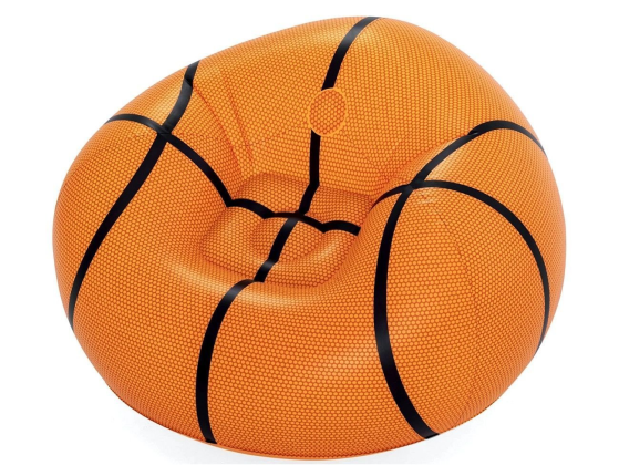 Детское надувное кресло Баскетбольный мяч 114x112x66 см, BestWay
