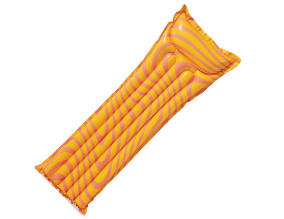 Надувной матрас Волны оранжевый, 183х69 см