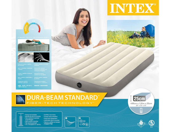    Intex Deluxe Single-High Airbed (Twin), 9919125 