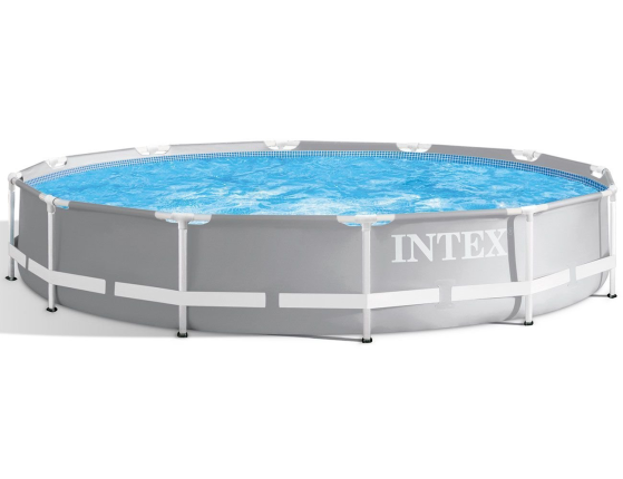 Бассейн  каркасный Intex Prism Frame Pool, 366 х 76 см + фильтр-насос