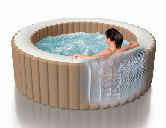 Надувное джакузи Intex PureSpa Bubble Therapy+Hard Water System, 196х71 см