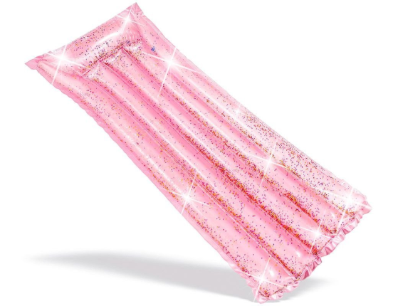 Надувной матрас Розовый блеск, 170х53х15 см