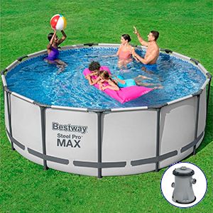 Каркасный бассейн Bestway Steel Pro Frame Pool, 366х100 см + фильтр-насос