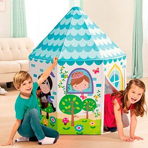 Детская игровая палатка Домик Принцессы INTEX, 104х104х130 см, от 3 до 6 лет