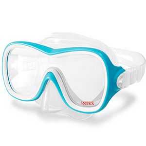 Маска для плавания Wave Rider Mask голубая, от 8 лет