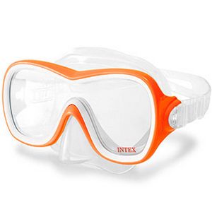 Маска для плавания Wave Rider Mask оранжевая, от 8 лет