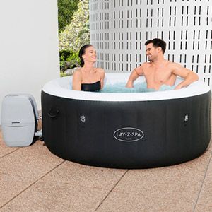 Надувной СПА бассейн Bestway LAY-Z-SPA Miami с аэромассажем, 180х66 см