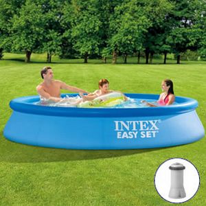 Надувной бассейн INTEX Easy Set Pool, 305х61 см + фильтр-насос, INTEX