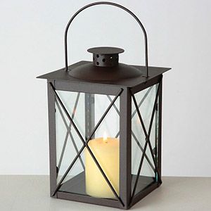 Подсвечник-фонарик ФАРОЛИ, металлический, чёрный, 20х14 см