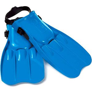 Large Swim Fins     ,  41-45, INTEX