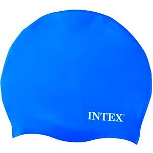 Резиновая шапочка для плавания Intex синяя