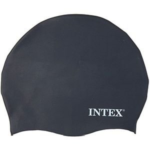 Резиновая шапочка для плавания Intex черная