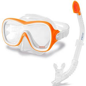 Wawe Rider Swim Set Набор для подводного плавания Intex: Маска с Трубкой, от 8 лет, INTEX