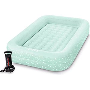 Детская надувная кровать Kidz Travel Bed Set INTEX с насосом, 107х168x25 см, INTEX