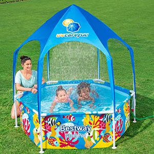 Каркасный бассейн с навесом SPLASH-IN-SHADE PLAY POOL, 183х51см, BestWay