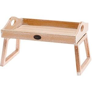 Поднос-столик для завтрака LIVING, деревянный, 30х20х18 см