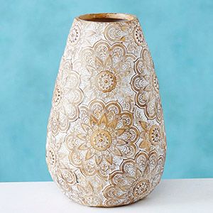 Декоративная ваза КАЛАЙДО, полистоун, 22 см