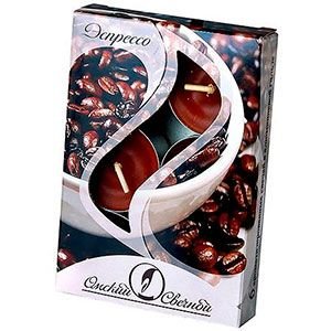 Набор ароматических свечей ЭСПРЕССО, 3.8х1.6 см (упаковка 6 шт.)