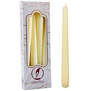 Свечи античные, слоновая кость, 2.3х25 см (упаковка 4 шт.)