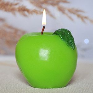 Свеча ароматизированная фигурная ЯБЛОКО, 7.5 см