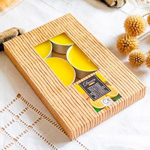 Ароматические чайные свечи ЦИТРОНЕЛЛА, жёлтые, 5.9х2.2 см (упаковка 6 шт.)