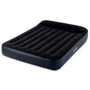 Надувной матрас INTEX Pillow Rest Classic Airbed (Full), 137х191x25 см с подголовником и встроенным насосом 220V