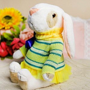 Мягкая игрушка Кролик Яшма, 28 см