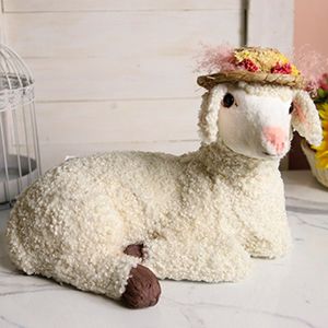 Декоративная фигура ПАСТОРАЛЬНАЯ ОВЕЧКА ЖОРЖЕТТА, 44х33 см