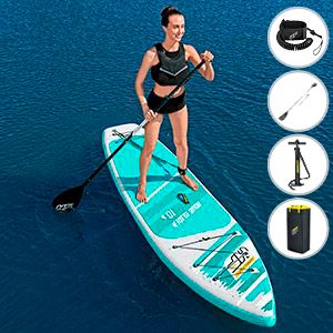 Надувная доска для SUP-бординга Bestway Aqua Glider TravelTech Set, 320 x 79 x 12 см