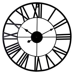 Настенные часы РОМАНО НЕРО, металл, 47 см